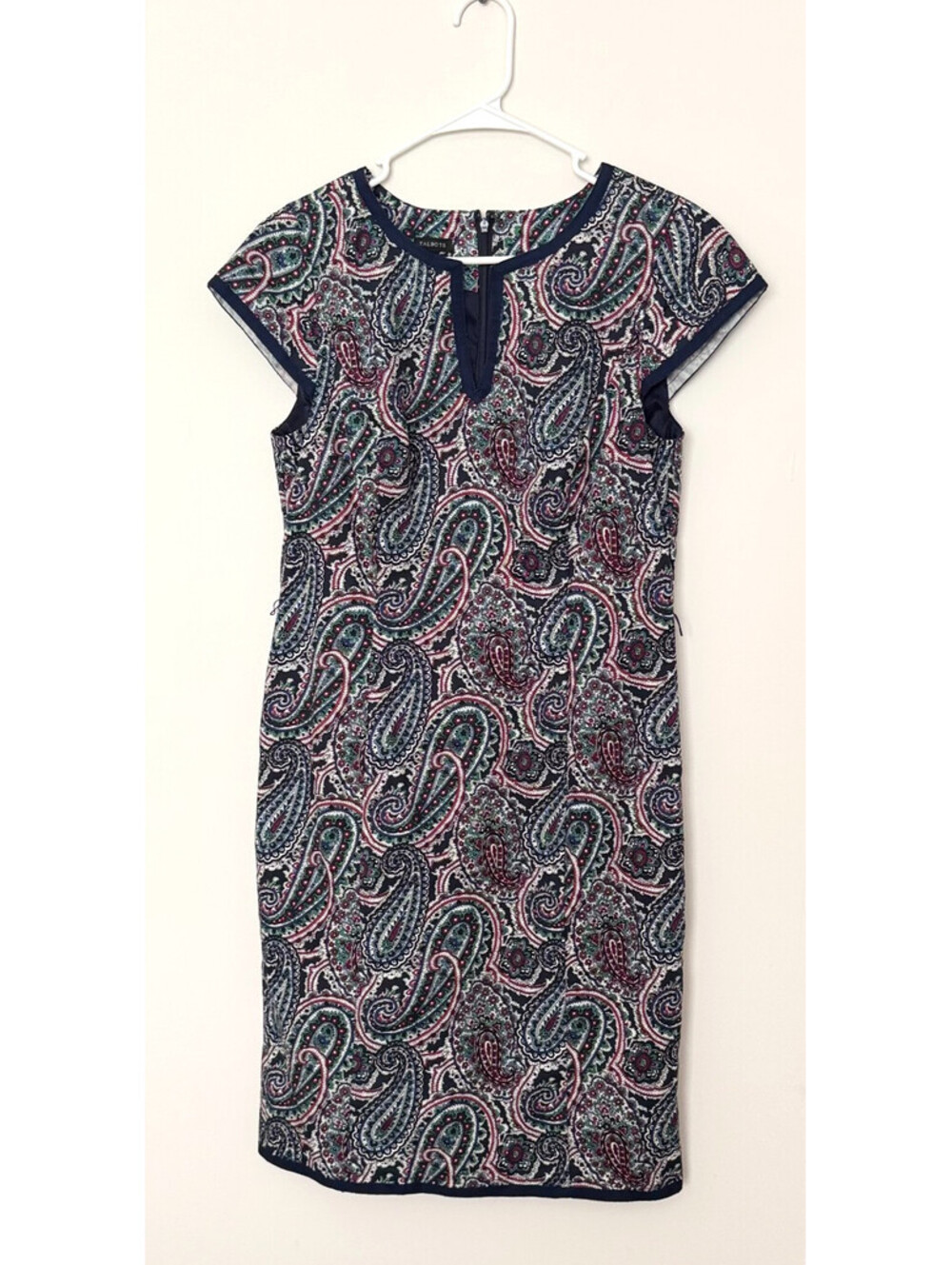 Women's Talbots Multicolor Paisley Sheath Dress